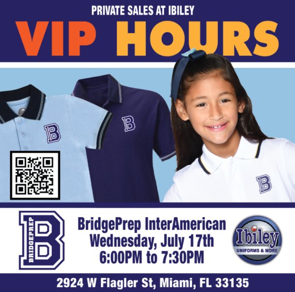 Private Uniform Sale at Ibiley Uniforms at 2924 W Flagler Street, Miami FL 33135